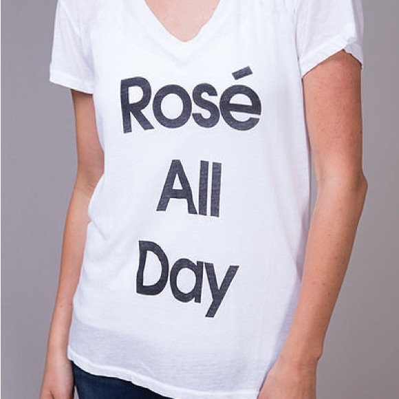 Wildfox T-shirt Rosè all day - Picture 2 of 5